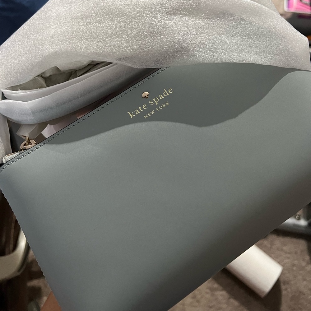 Kate Spade Fountain Blue Ivy Street Amy Crossbody Purse